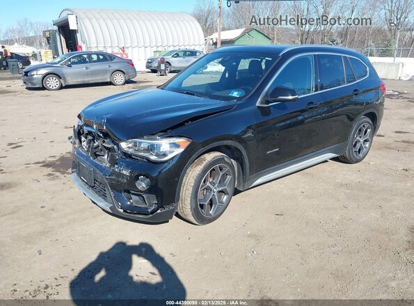 WBXHT3Z32G4A48990 2016 BMW X1 Black Передня ліва чверть