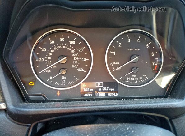 WBXHT3Z33G4A50294 2016 BMW X1 Black Vista del cuadro de instrumentos