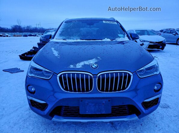 WBXHT3Z35G4A50359 2016 BMW X1 Gray Widok z przodu