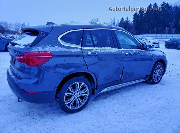 WBXHT3Z35G4A50359 2016 BMW X1 Gray Tył prawy