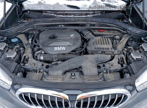 WBXHT3Z35G4A50359 2016 BMW X1 Gray Widok komory silnika