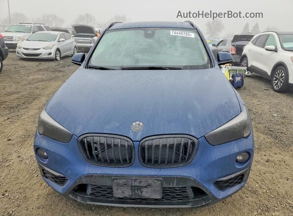 WBXHU7C58K5L12244 2019 BMW X1 Blue Դիմացի տեսք