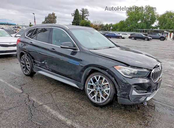 WBXJG7C02N5V40645 2022 BMW X1 Black წინა მარჯვენა
