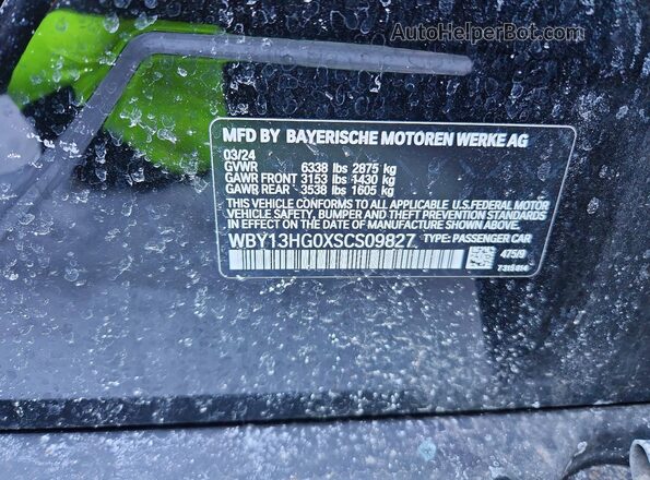 WBY13HG0XSCS09827 2025 BMW OTHER Black Вид підкапотного простору