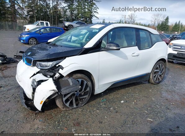WBY1Z8C32HV890898 2017 BMW I3 White Առջևի ձախ երեք քառորդ տեսարան