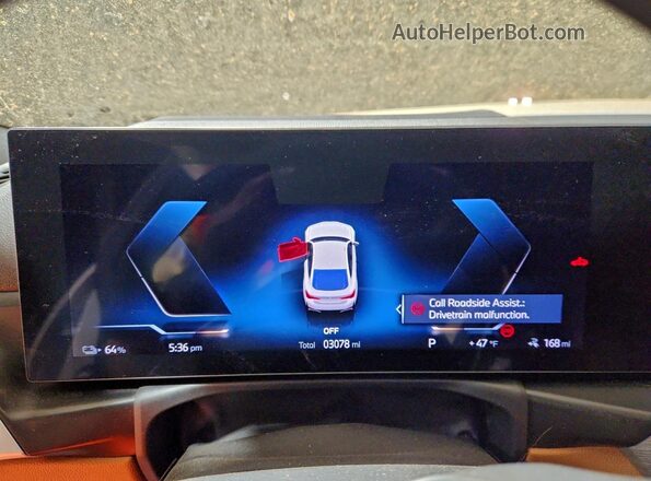 WBY23HD05SFV45781 2025 BMW I4 White ხელსაწყოთა პანელის ხედი