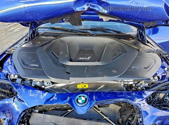 WBY23HD06SFV50746 2025 BMW I4 Blue Սալոնի հետևի տեսք