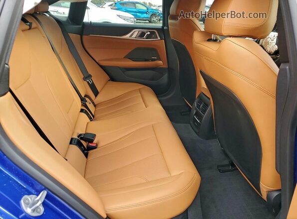 WBY23HD06SFV50746 2025 BMW I4 Blue Հետևի նստատեղերի տեսք