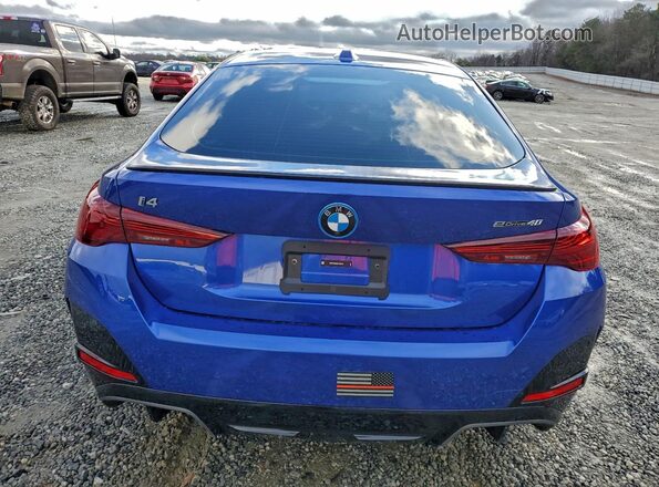 WBY23HD06SFV50746 2025 BMW I4 Blue Հետևի տեսք