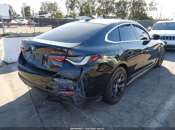 WBY23HD07SFU59856 2025 BMW I4 Black უკანა მარჯვენა