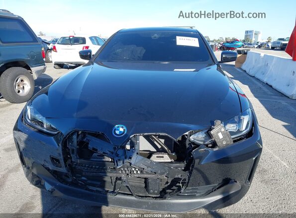 WBY23HD07SFU59856 2025 BMW I4 Black წინა პანელის ხედი