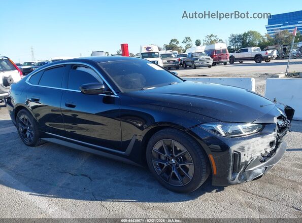 WBY23HD07SFU59856 2025 BMW I4 Black ხელსაწყოთა პანელის ხედი