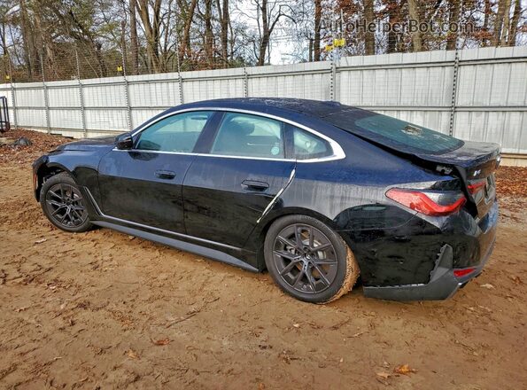 WBY23HD08SFV57987 2025 BMW I4 Black Задня ліва чверть