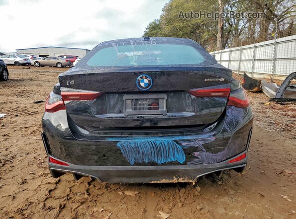 WBY23HD08SFV57987 2025 BMW I4 Black Вид ззаду