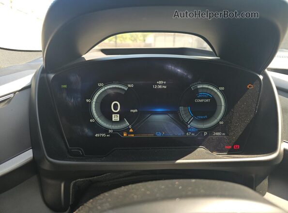 WBY2Z2C56GV676028 2016 BMW I8 Серебряный Вид щитка приборов