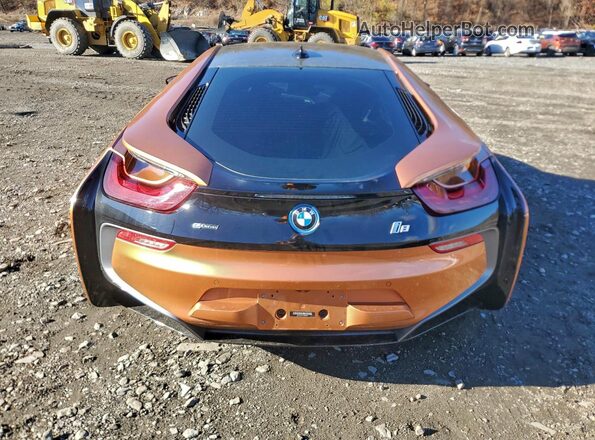 WBY2Z4C51KVB81873 2019 BMW I8 Orange Widok z tyłu