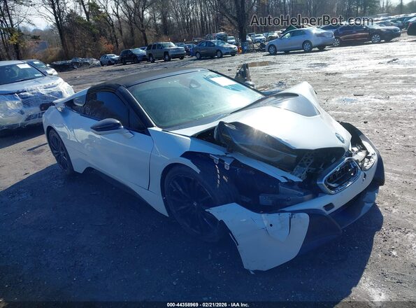 WBY2Z6C55K7E05775 2019 BMW I8 White Widok zestawu wskaźników