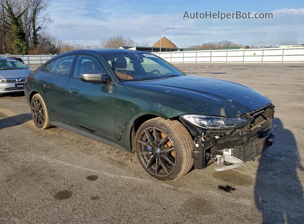 WBY33AW05NFN01616 2022 BMW I4 Green წინა მარჯვენა