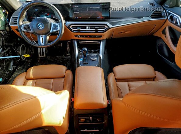 WBY33AW05NFN01616 2022 BMW I4 Green წინა პანელის ხედი