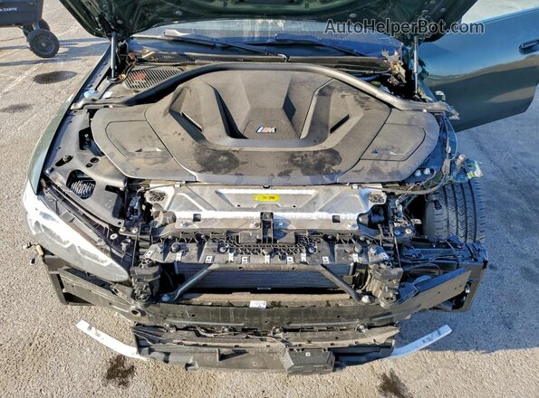 WBY33AW05NFN01616 2022 BMW I4 Green უკანა სალონის ხედი