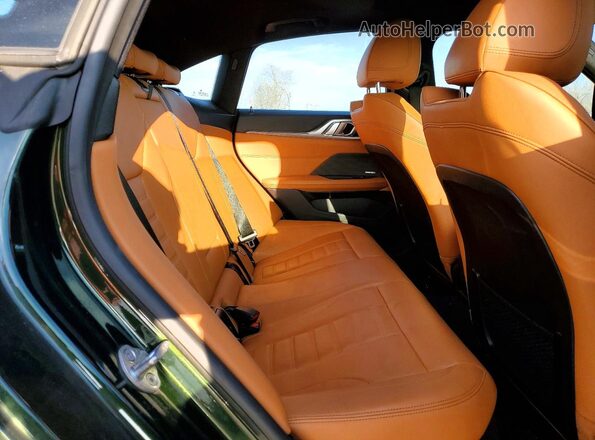 WBY33AW05NFN01616 2022 BMW I4 Green უკანა სავარძლების ხედი