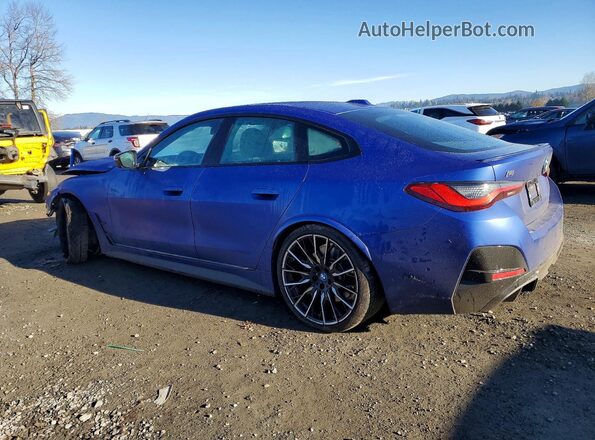 WBY33AW07NFM77108 2022 BMW I4 Blue Հետևի ձախ