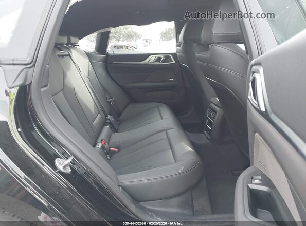 WBY33HD06SFV16665 2025 BMW I4 Black VIN კოდის სტიკერის ხედი