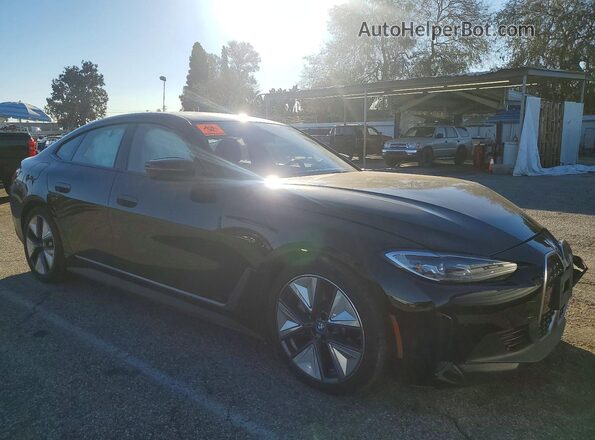 WBY43AW01PFP49241 2023 BMW I4 Черный Передняя правая четверть