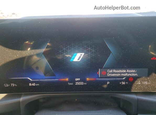 WBY43AW01PFP49241 2023 BMW I4 Черный Вид щитка приборов