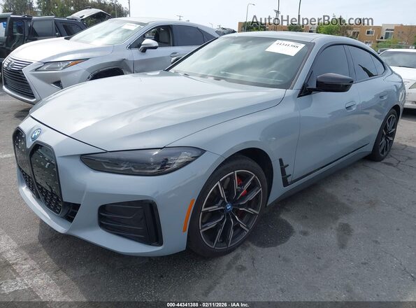 WBY43AW02RFT55461 2024 BMW I4 Серый Передняя левая четверть