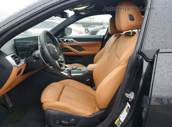WBY43AW03RFS63517 2024 BMW I4 Black Սալոնի դիմացի տեսք