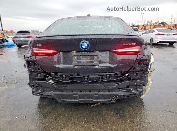 WBY43AW03RFS63517 2024 BMW I4 Black Հետևի տեսք