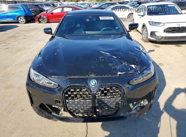 WBY43AW05PFR31699 2023 BMW I4 Black Widok z tyłu