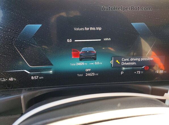 WBY43AW05PFR31699 2023 BMW I4 Black Widok tylnych siedzeń