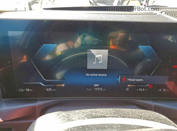 WBY43AW09RFT05494 2024 BMW I4 White Widok zestawu wskaźników