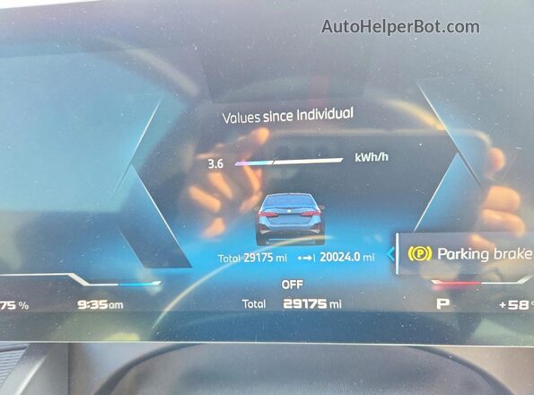 WBY43FK0XRCP20151 2024 BMW OTHER Blue ხელსაწყოთა პანელის ხედი