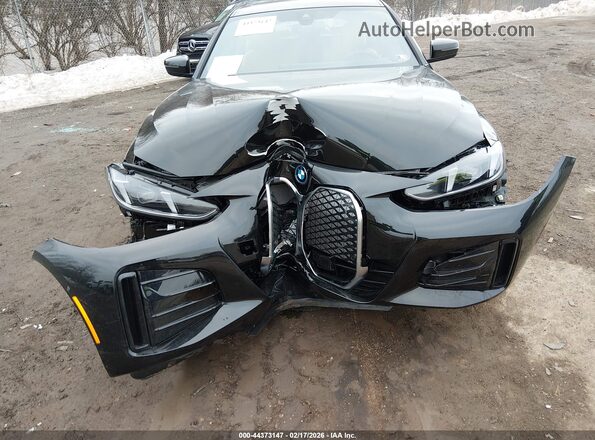 WBY43HD02SFV80559 2025 BMW I4 Black წინა ხედი