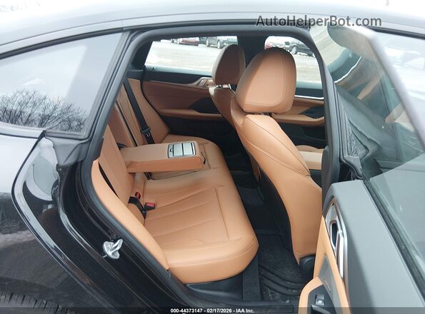 WBY43HD02SFV80559 2025 BMW I4 Black VIN კოდის სტიკერის ხედი