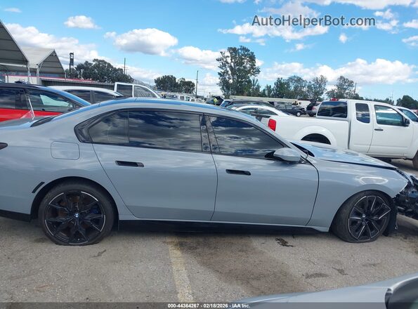 WBY53EJ09PCN73592 2023 BMW 7 SERIES Gray Rear interior view