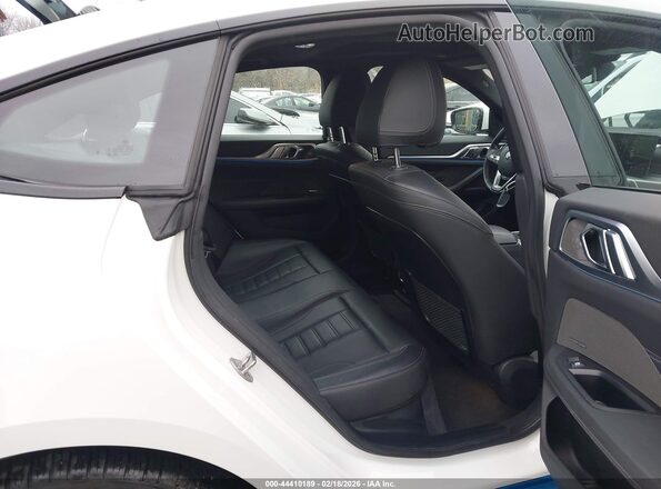 WBY73AW00PFP47591 2023 BMW I4 White Widok naklejki z numerem VIN