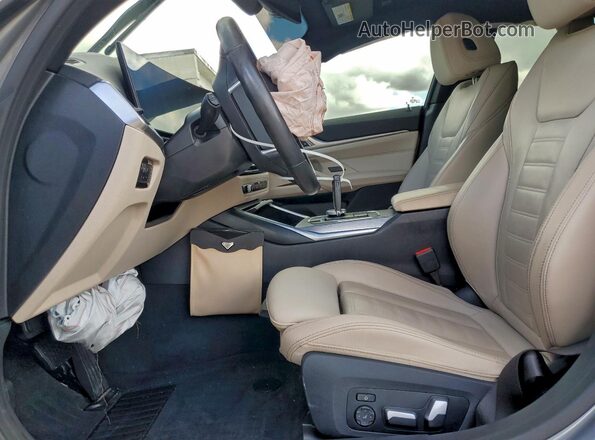 WBY73AW01RFR68281 2024 BMW I4 Silver Front interior view