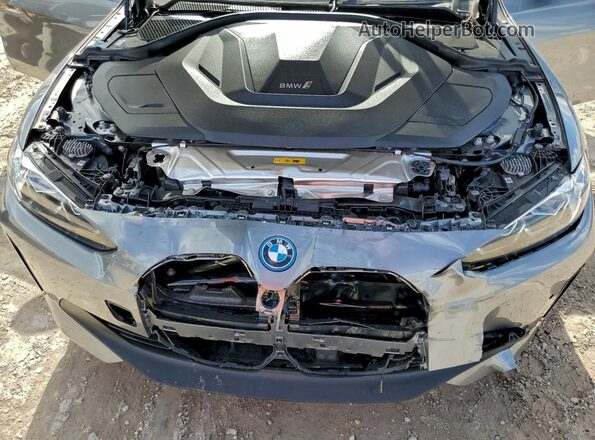 WBY73AW01RFR68281 2024 BMW I4 Silver Rear interior view