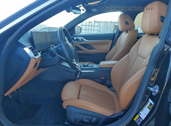 WBY83FB04RFT24507 2024 BMW I4 Black Front interior view