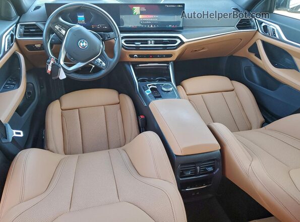 WBY83FB04RFT24507 2024 BMW I4 Black Dashboard view
