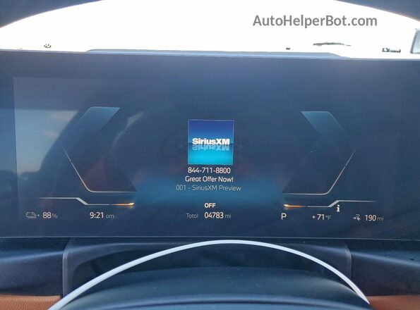 WBY83FB04RFT24507 2024 BMW I4 Black Instrument cluster view