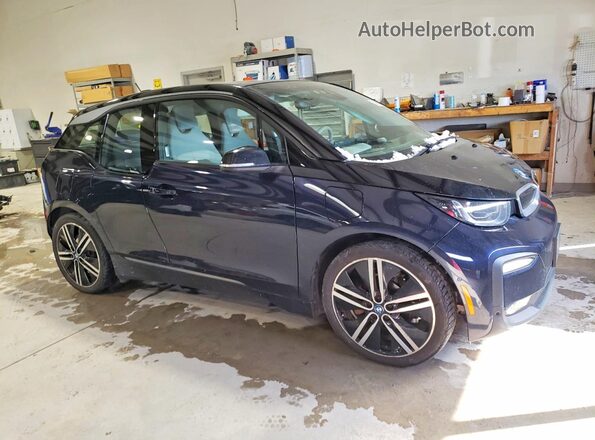 WBY8P4C55K7E46167 2019 BMW I3 Синий Передняя правая четверть