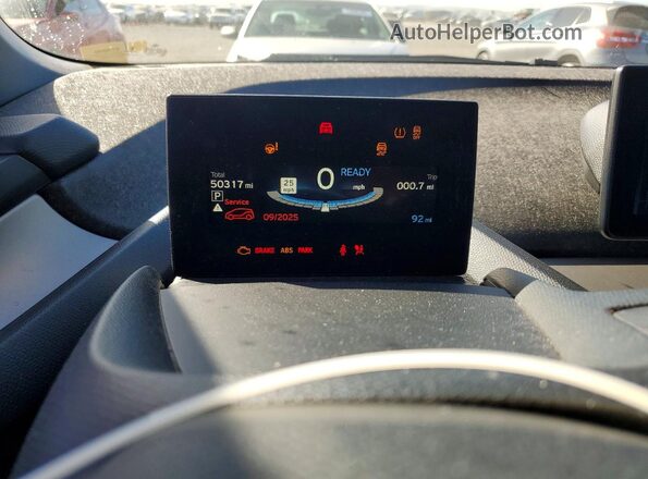WBY8P8C55K7D85488 2019 BMW I3 Черный Вид щитка приборов