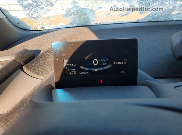 WBY8P8C58K7F05140 2019 BMW I3 White Вид щитка приладів
