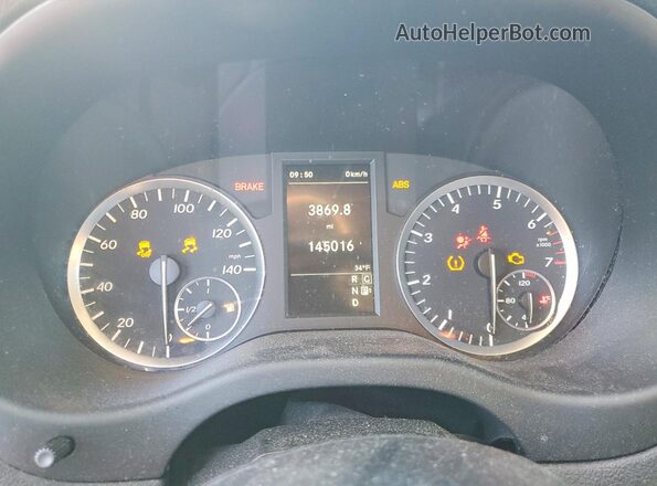 WDAPG2EE7H3311223 2017 MERCEDES-BENZ METRIS Black Widok zestawu wskaźników