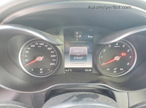 WDC0G4KB0HF186708 2017 MERCEDES-BENZ GLC-CLASS Белый Вид щитка приборов